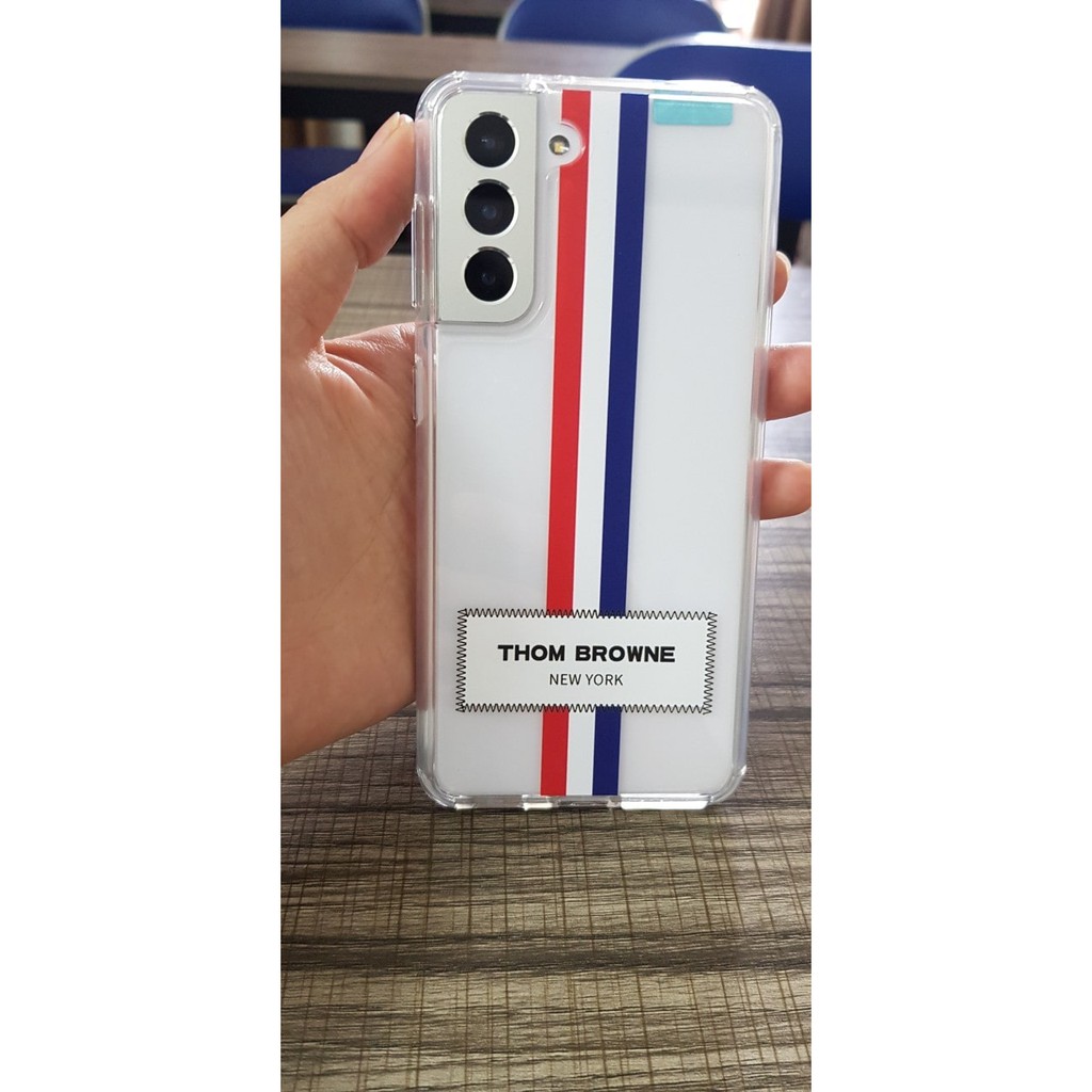 [ Ảnh thật ] Ốp Likgus Thom Browne Samsung S21, S21 Plus , S21 Ultra , Z Fold 3, Z Flip 3 chống sốc, chống ố trọn đời