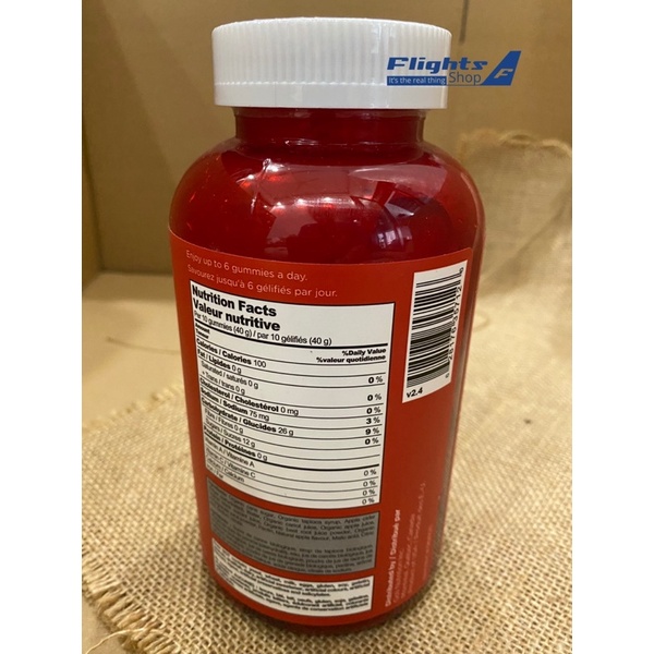 Kẹo dẻo giấm táo giảm cân Goli Apple Cider Vinegar Canada, hộp 120 viên