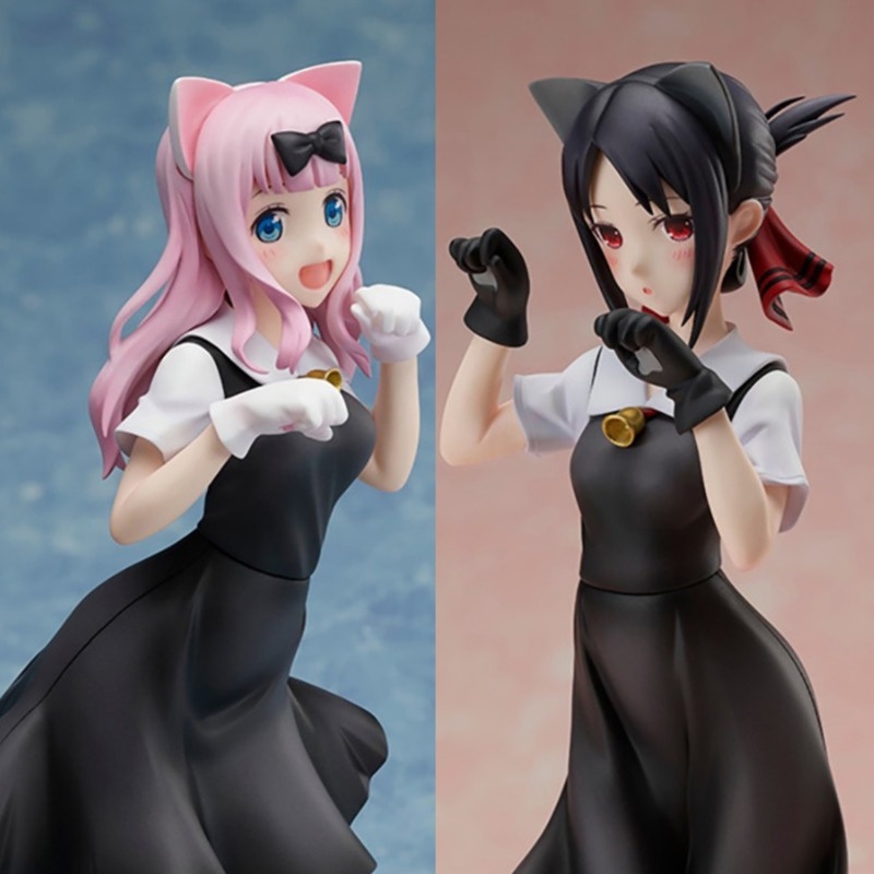 Mô Hình Nhân Vật Fujiwara Chika Shinomiya Kaguya Dễ Thương Bằng PVC Kích Thước 22CM