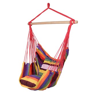 Võng Dây Treo, Ghế Đu Vòm, Ghế Hiên Cắm Trại Di Động - màu cầu vòng