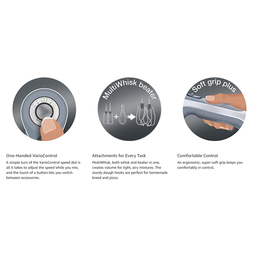 MÁY ĐÁNH TRỨNG , TRỘN BỘT CẦM TAY BRAUN 750W ,BẢO HÀNH 12 THÁNG