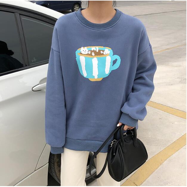 Áo sweatshirt phong cách Hàn Quốc | BigBuy360 - bigbuy360.vn