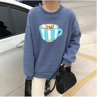 Áo sweatshirt phong cách Hàn Quốc