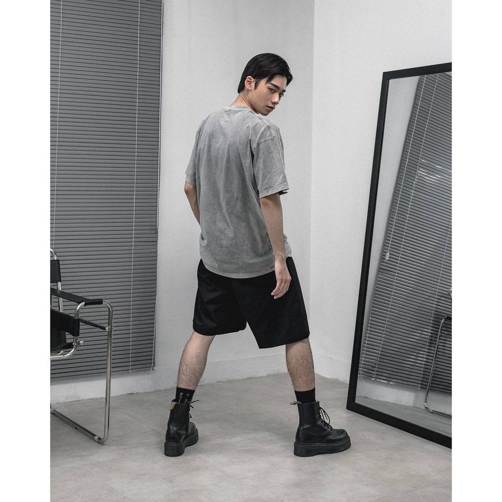 Áo Thun Wash Ngắn Tay Không Cổ HANOIRIOT T0132 | BigBuy360 - bigbuy360.vn