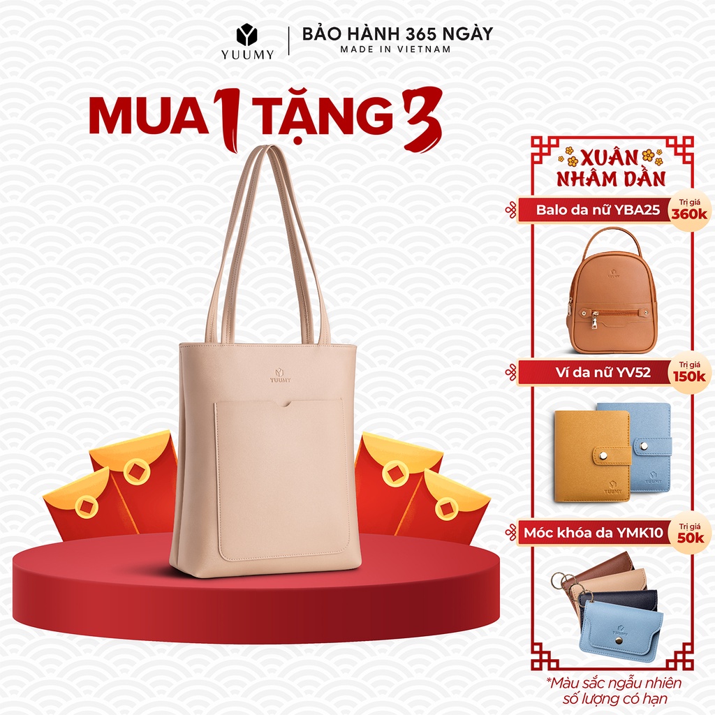 Túi xách nữ tote dáng đứng YUUMY Mellow YTX19