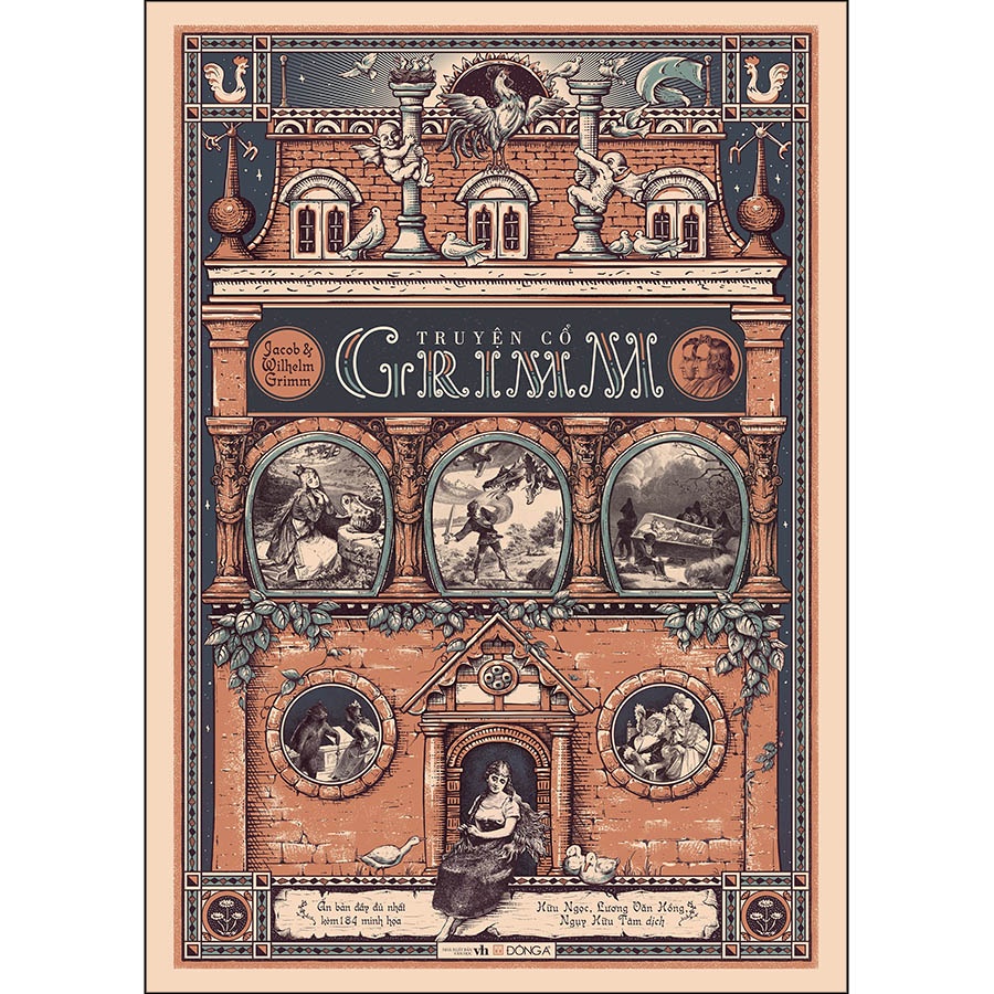 Sách - Truyện cổ Grimm (Ấn bản đầy đủ nhất kèm 184 minh hoạ của Philipp Grot Johann và Robert Leinweber)