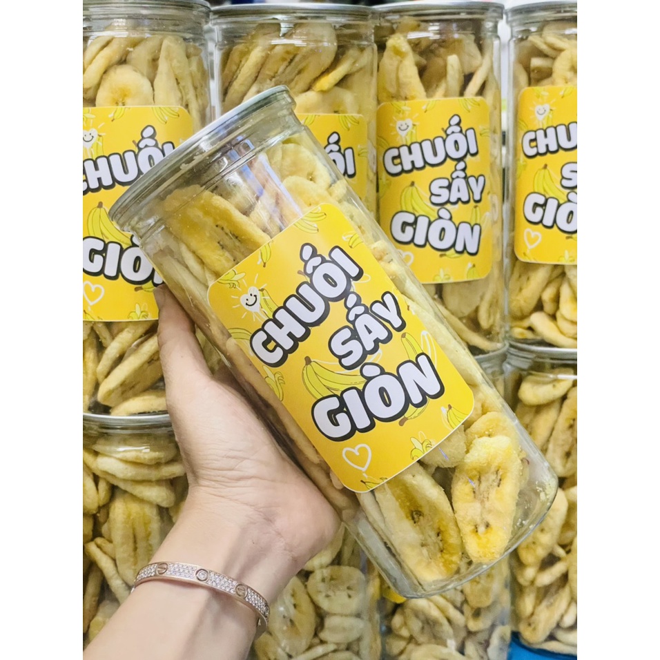 Chuối Sấy Giòn Tự Nhiên (Không Đường)