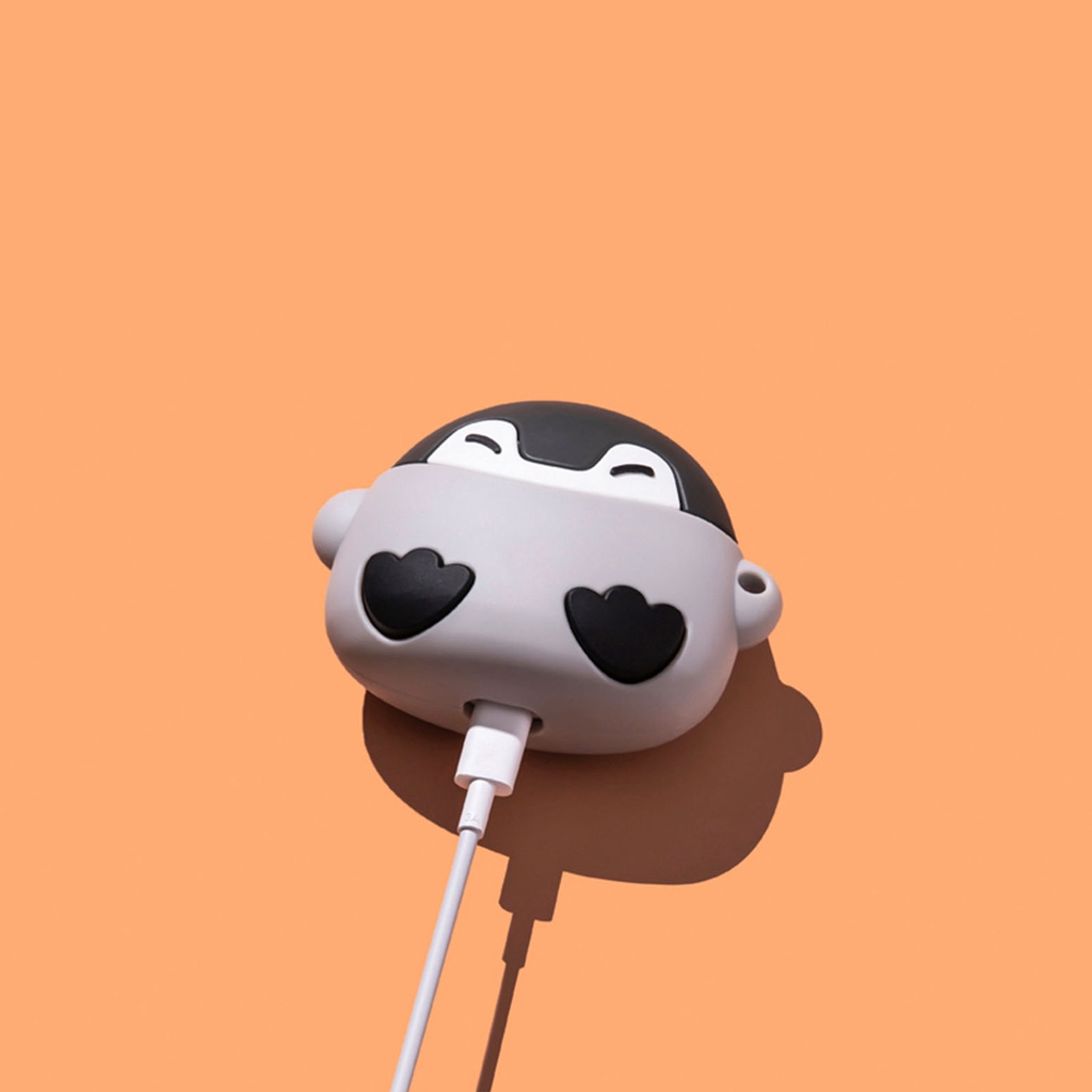 Vỏ Bảo Vệ Hộp Sạc Tai Nghe Airpods 3 Pro 2 3 Họa Tiết Chim Cánh Cụt Off-White Penguin Dễ Thương Ốp