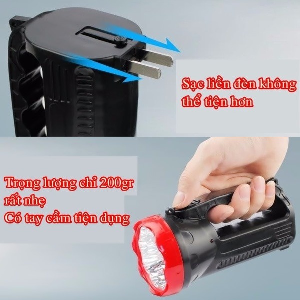 ĐÈN PIN LED SẠC XÁCH Tay YS-3319 Siêu Sáng