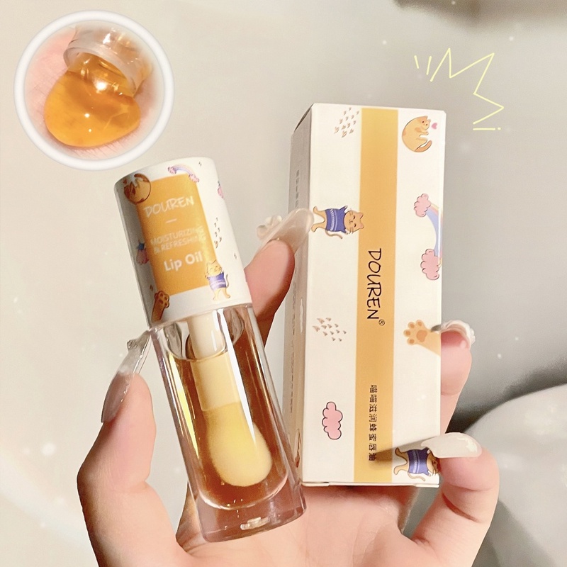 Son dưỡng môi Douren chiết xuất mật ong dưỡng ẩm làm sáng màu môi