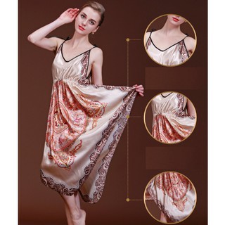 Váy ngủ phi lụa cao cấp d71