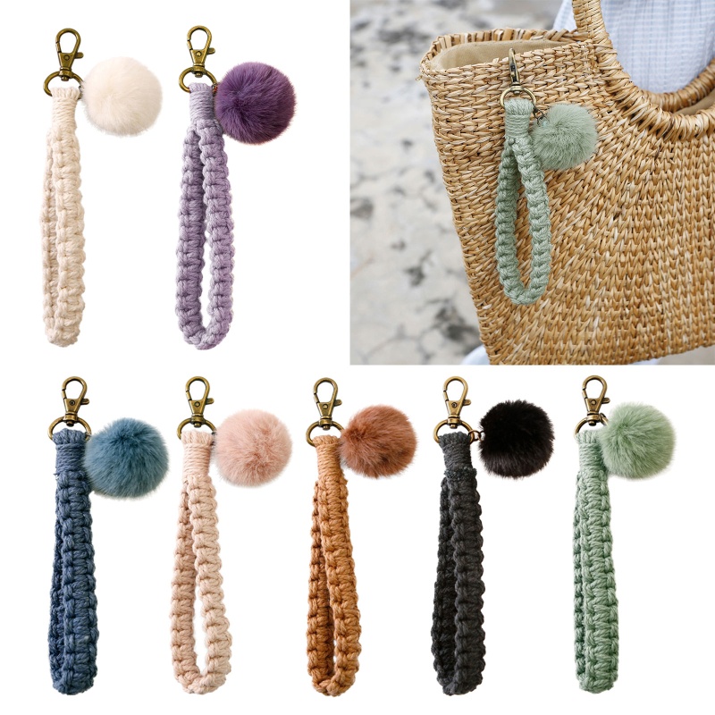 Móc Khóa Handmade Mojito Macrame Phong Cách Đồng Quê