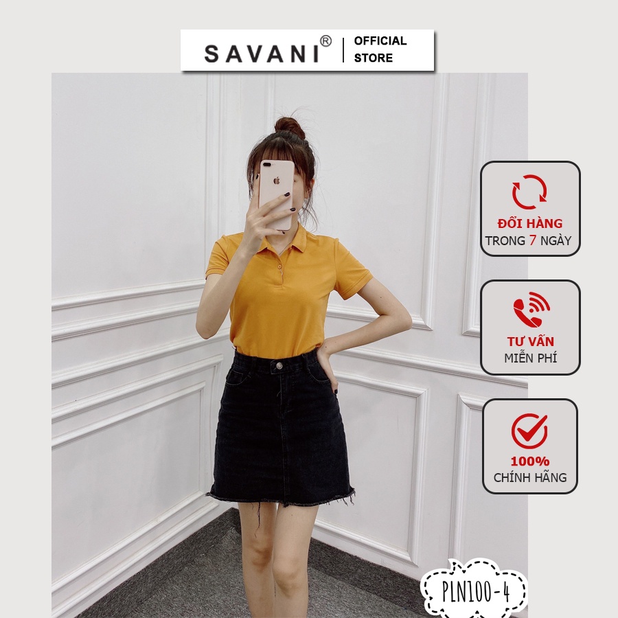 Áo Polo nữ SAVANI Coolmax kiểu dáng trẻ trung, thanh lịch PLN100
