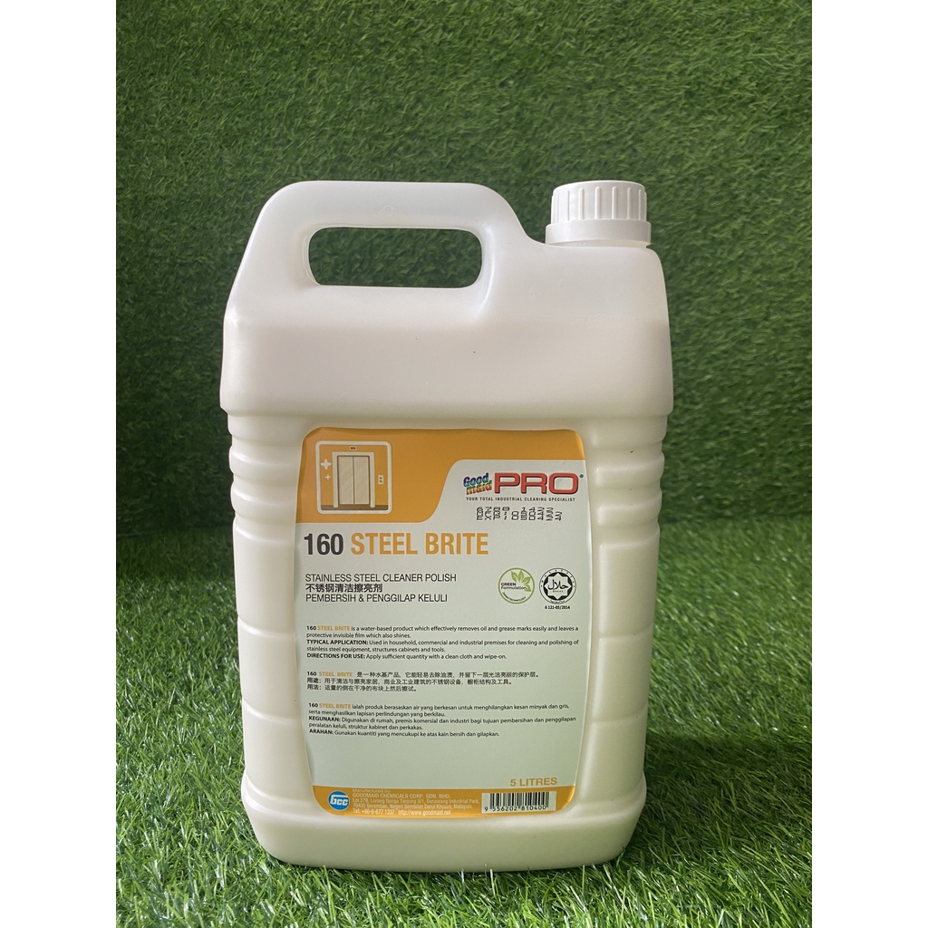 Chế phẩm làm sạch và đánh bóng Inox GMP 160  STEEL BRITE 5L