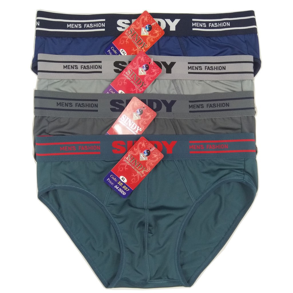 Bộ 5 Quần Lót Nam boxer  SINDY - Quần sịp nam cotton siêu thoáng khí thấm hút