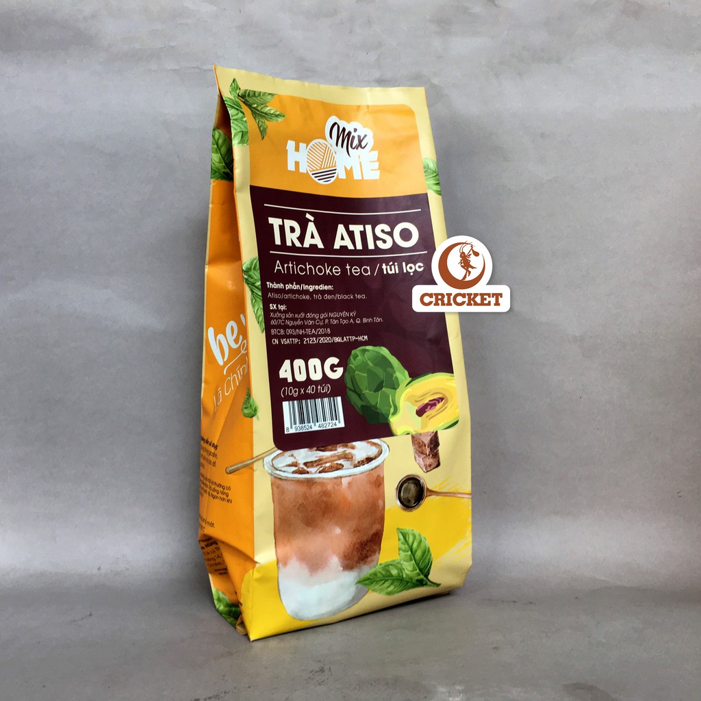 Trà Atiso túi lọc Home 400g (40 túi x 10g) Trà Atiso Đà Lạt, món quà sức khỏe từ thiên nhiên