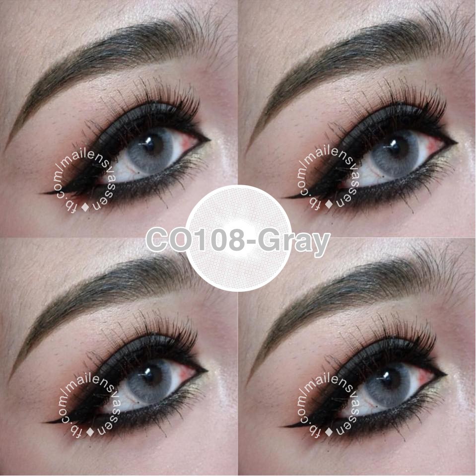 Lens Xám Tây Coco Gray 14mm 0 Độ - Kính Áp Tròng Vassen Hàn Quốc