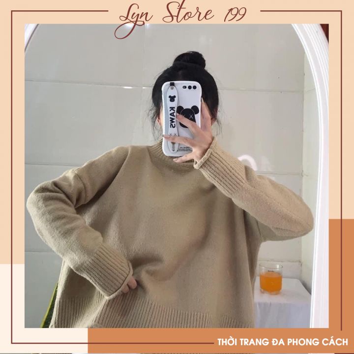 Áo Len Nữ Hàng Quảng Châu Cao Cấp Chất Liệu Dày Dặn Mềm Mịn Freesize Nhiều màu Mã A03 | BigBuy360 - bigbuy360.vn