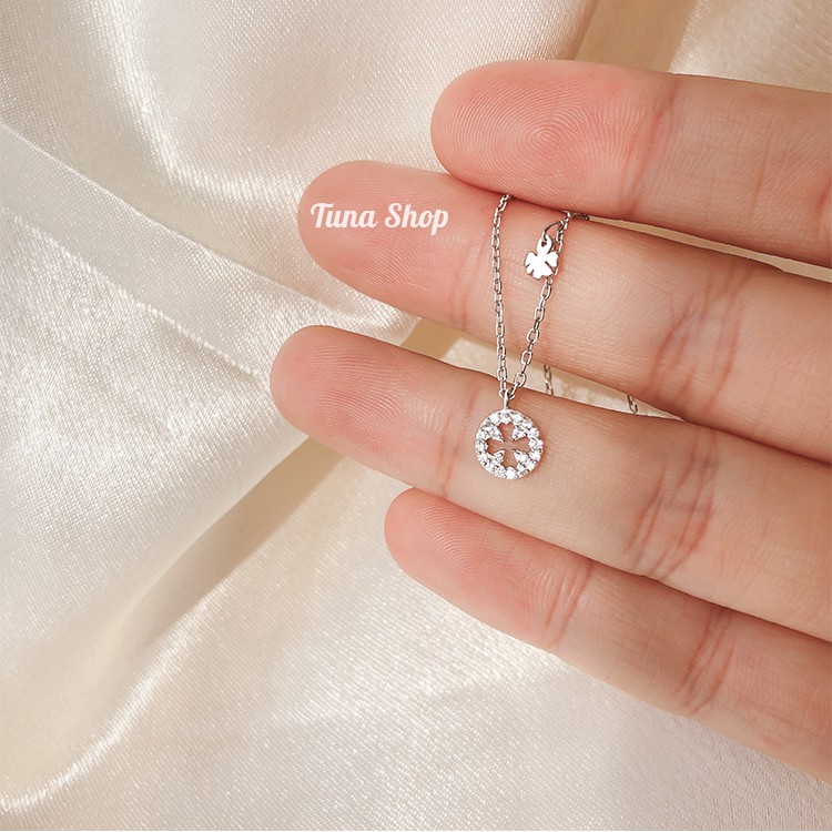 Dây chuyền nữ / Vòng cổ nữ Bạc cao cấp -𝑨̉𝒏𝒉 𝒕𝒉𝒂̣̂𝒕- [HÀNG CÓ SẴN] -𝐂𝐚𝐦 𝐤𝐞̂́𝐭 𝐜𝐡𝐮𝐚̂̉𝐧 𝐁𝐚̣𝐜 _Tuna Shop Trang sức Bạc