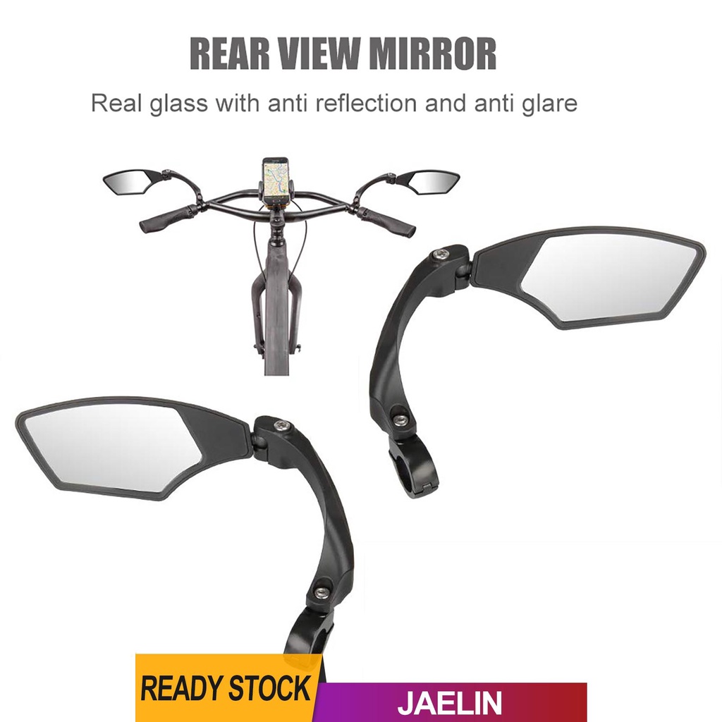 Gương chiếu hậu HD xoay 360 độ chống sốc cho xe đạp
