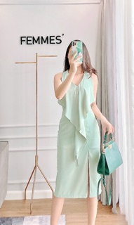 Váy lụa công sở
