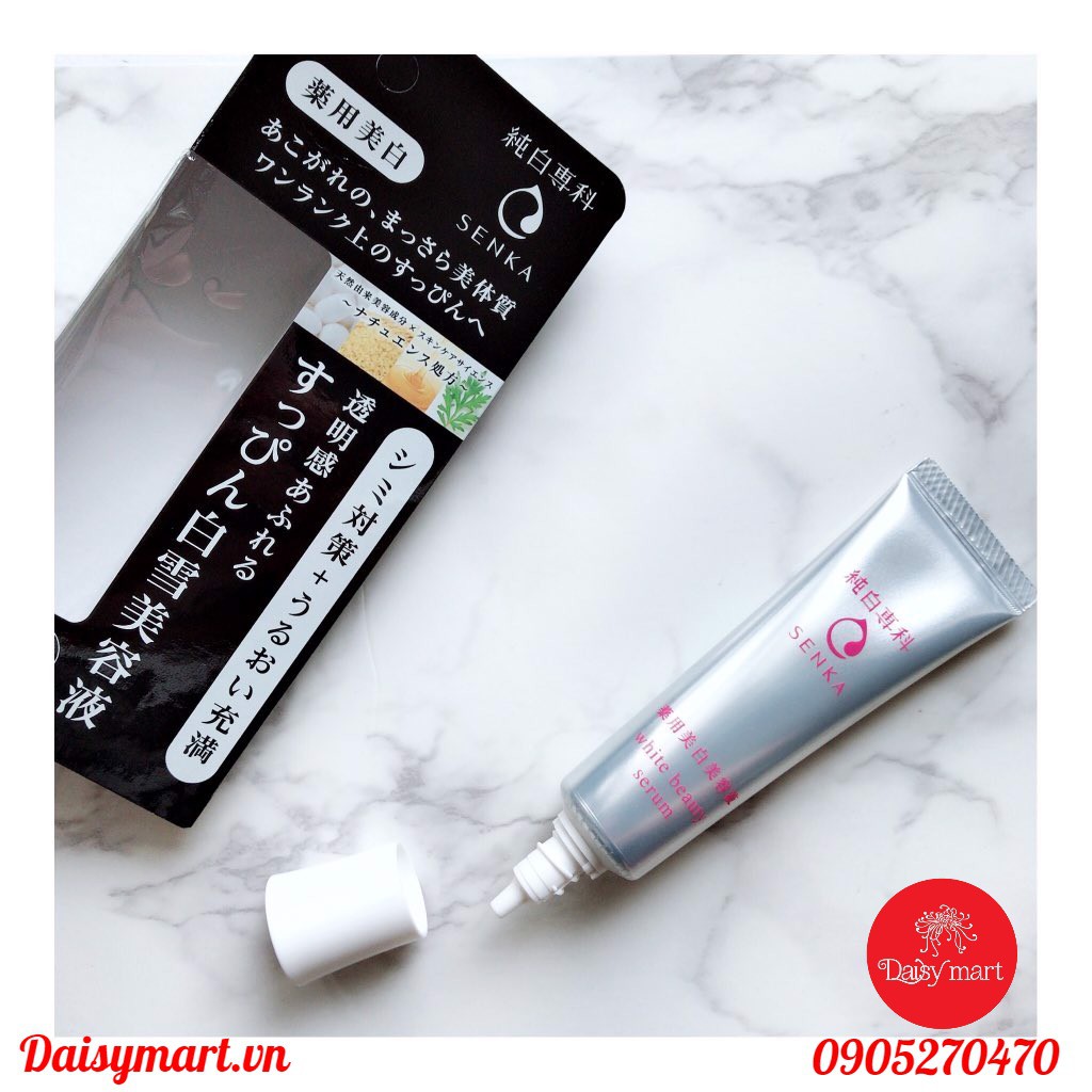 Serum dưỡng trắng da Senka White Beauty 35G