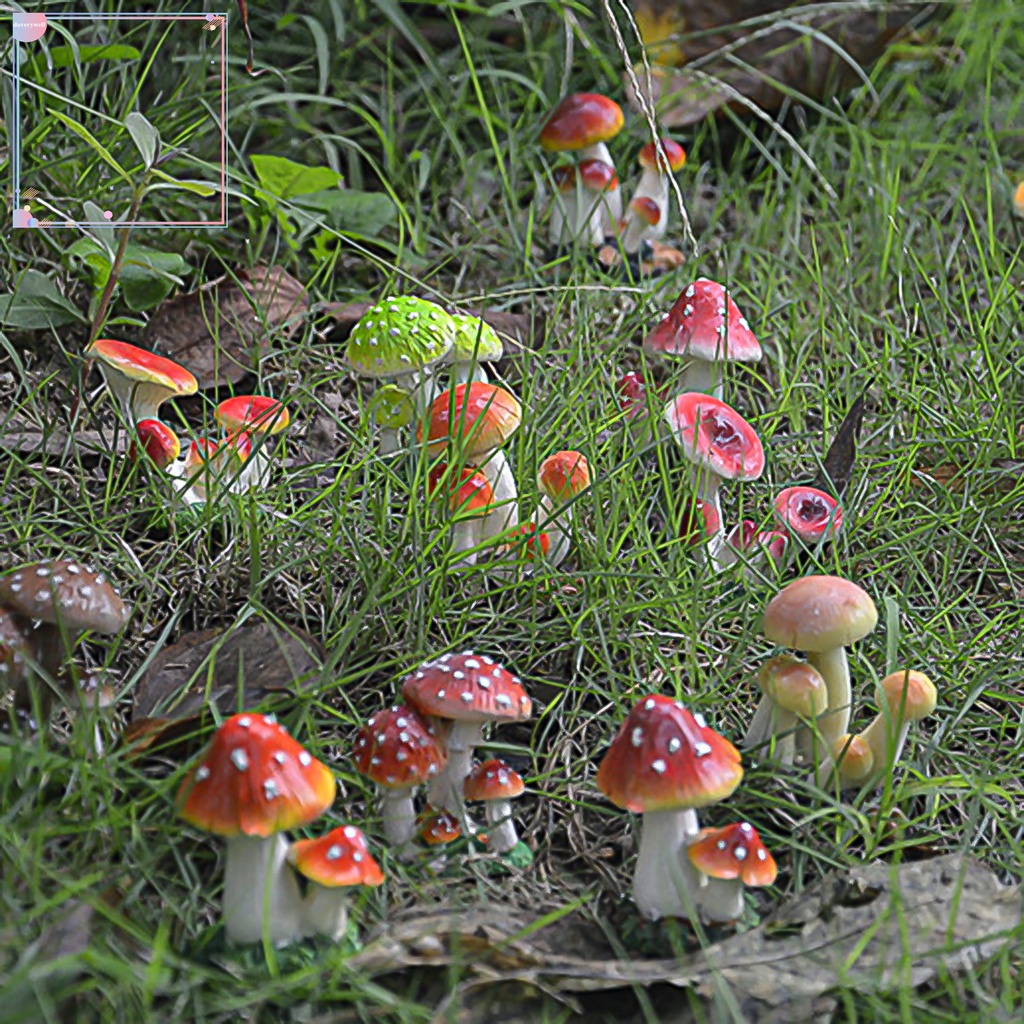 Mô Hình Cây Nấm Bằng Nhựa Resin Thân Thiện Với Môi Trường Trang Trí Nhà Cửa