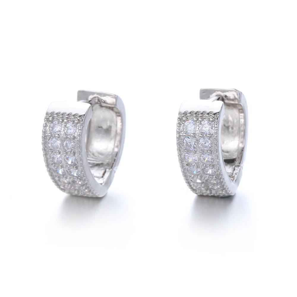 Khuyên Tai Mới|Bảng Màu Phấn Mắt Nhiều Màu Sắc Thời Trang|Khuyên Vành Tai Zircon