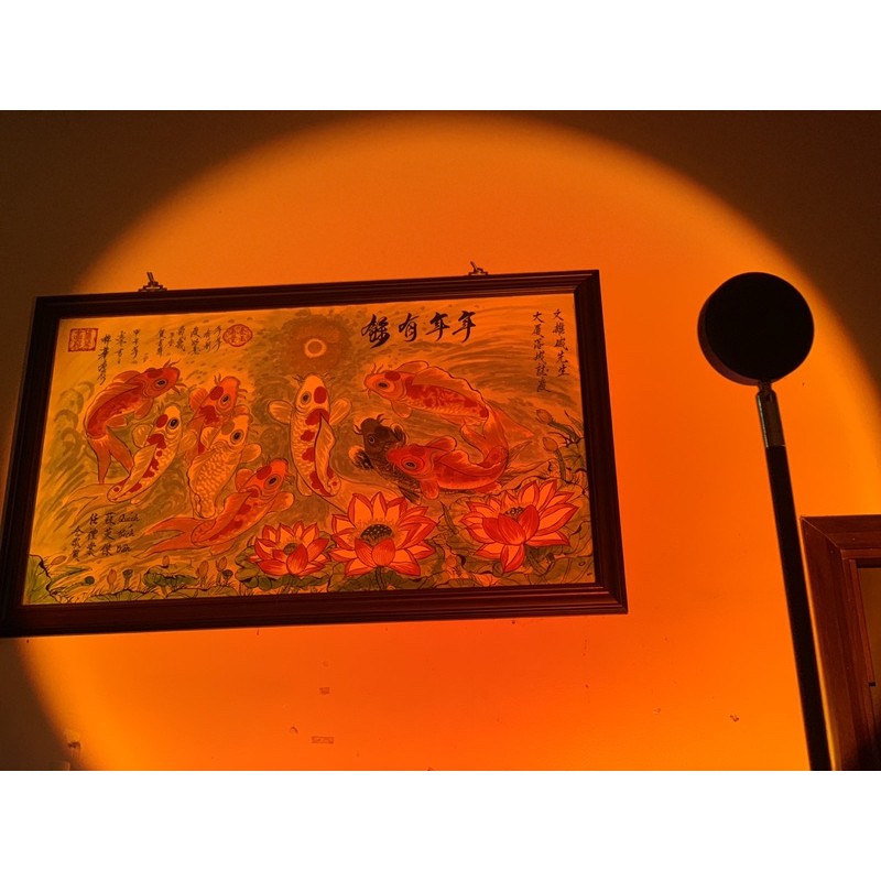 1.6m Đèn sunset Quay tiktok 10W, đèn chiếu hoàng hôn chụp hình, quay video decor ảo diệu