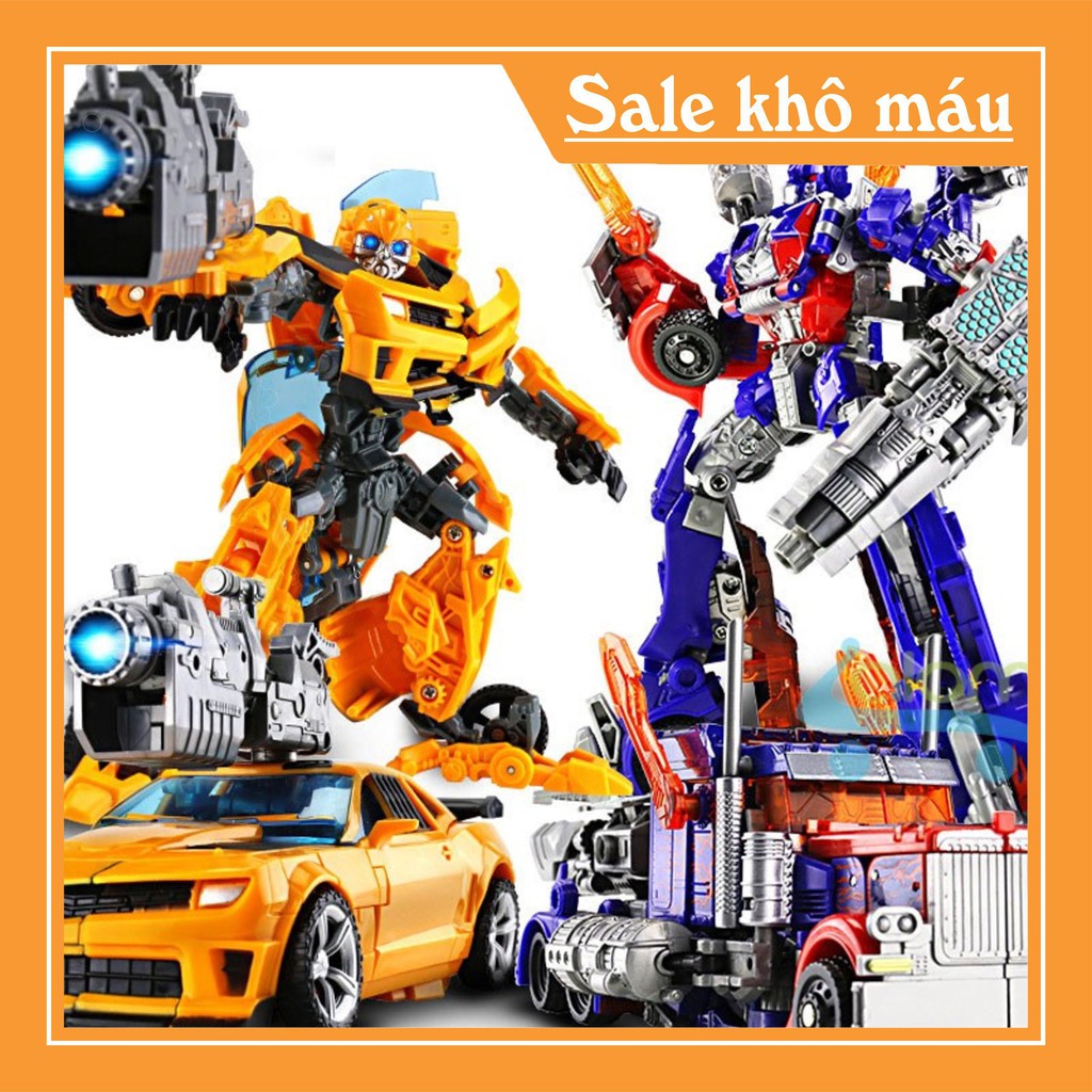 { Xả Kho Cắt Lỗ }  Robot biến hình ôtô Transformer cao 20cm mẫu Optimus Prime