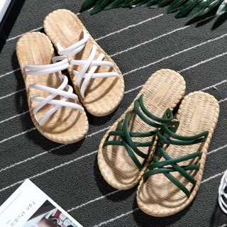 Dép sandal dây mảnh đế chiếu hàng nhập