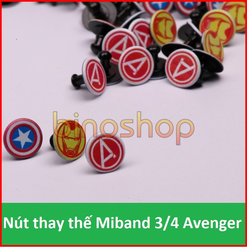 Nút thay thế Miband 4 Avengers