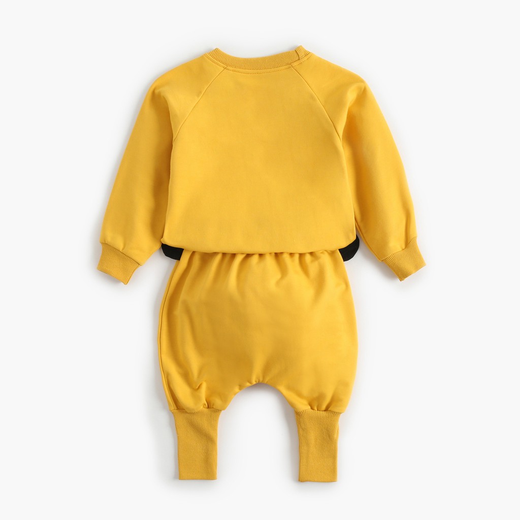 Set Trang Phục Sanlutoz Thời Trang Mùa Thu Cho Bé In Hình Sư Tử