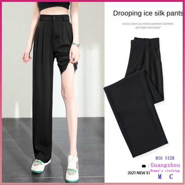 Quần ống rộng màu đen có Size lớn S-5xl trẻ trung năng động