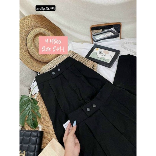 QUẦN TÂY 2 NÚT LƯNG CAO - ẢNH TỰ CHỤP