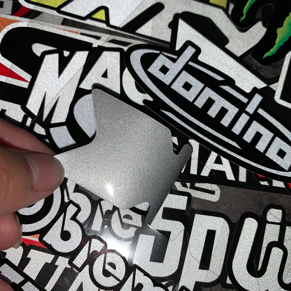 FENDER Sticker Phản Quang Chống Thấm Nước Hình Quái Vật Trang Trí Xe Mô Tô