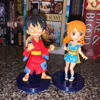 Mô hình One Piece Luffy Wano và Nami WCF chính hãng