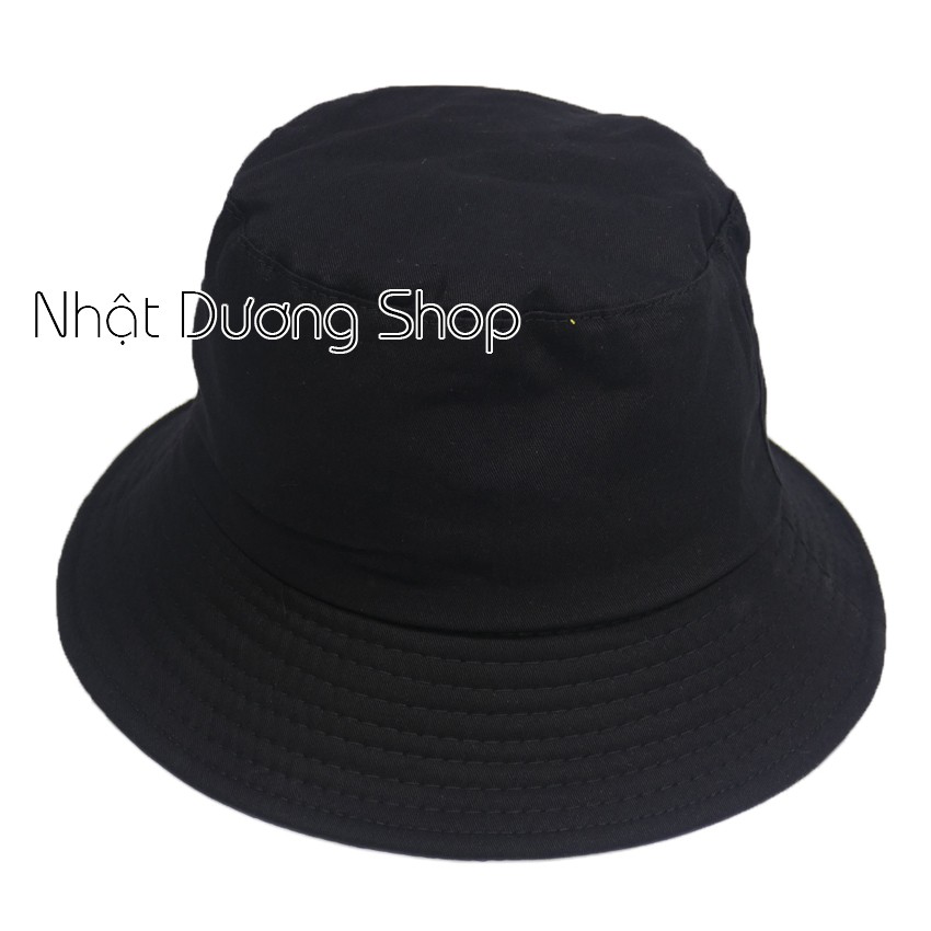 Nón bucket, tai bèo vành nhỏ-Tiền nhiều để làm gì chất liệu vải Cotton thoáng mát