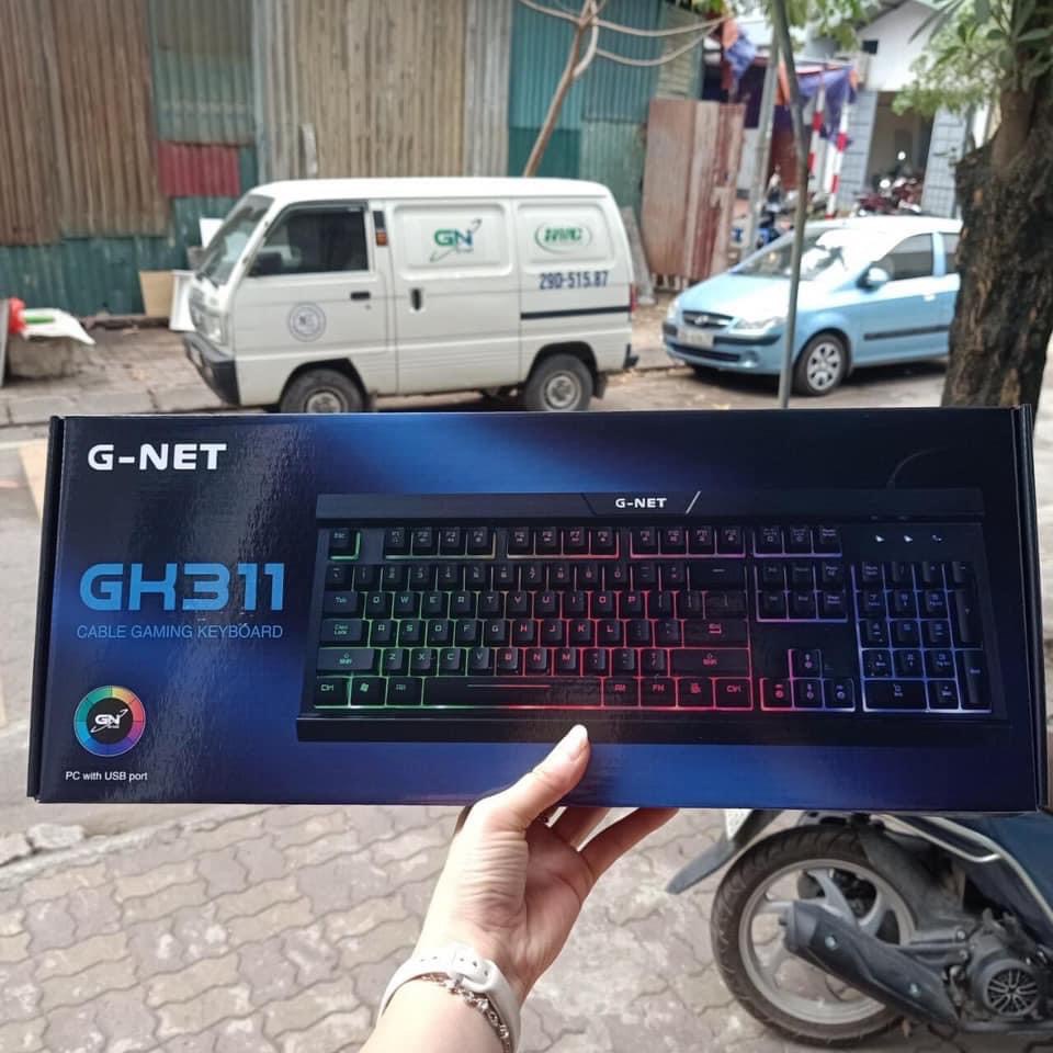 Bàn phím giả cơ Gnet GK311 - Gaming LED Keyboard chính hãng