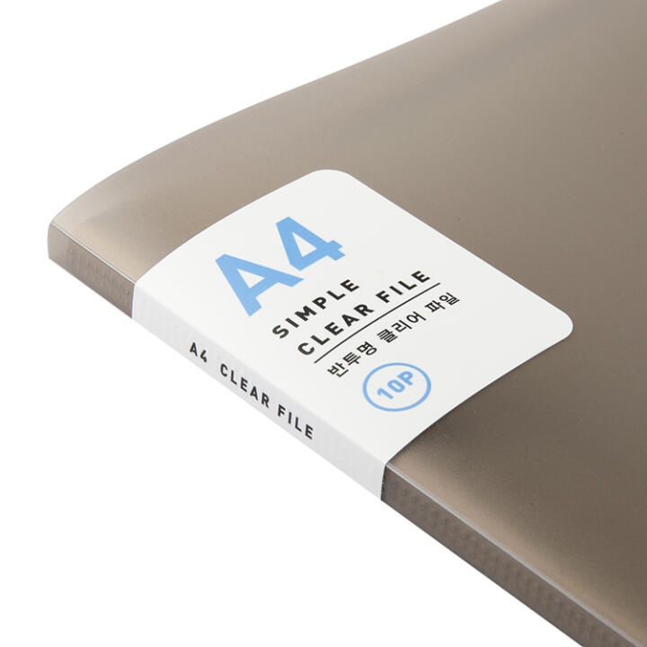 Bìa Đựng Tài Liệu ARTBOX Hàn Quốc Gồm 10 Ngăn Đựng Trong Suốt