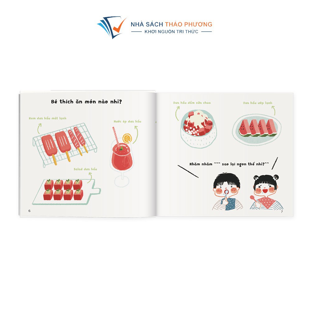 Sách - Ehon Bé thích ăn món gì nào nhỉ (Bộ 4 cuốn)