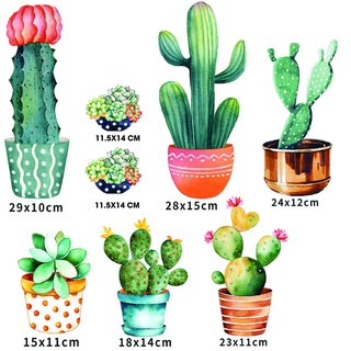 TRANH DECOR Dán tường Trang trí Nhà cửa – Bộ tranh Dán tường Xương Rồng -  Fomex Dày dặn, Có sẵn băng keo đi kèm