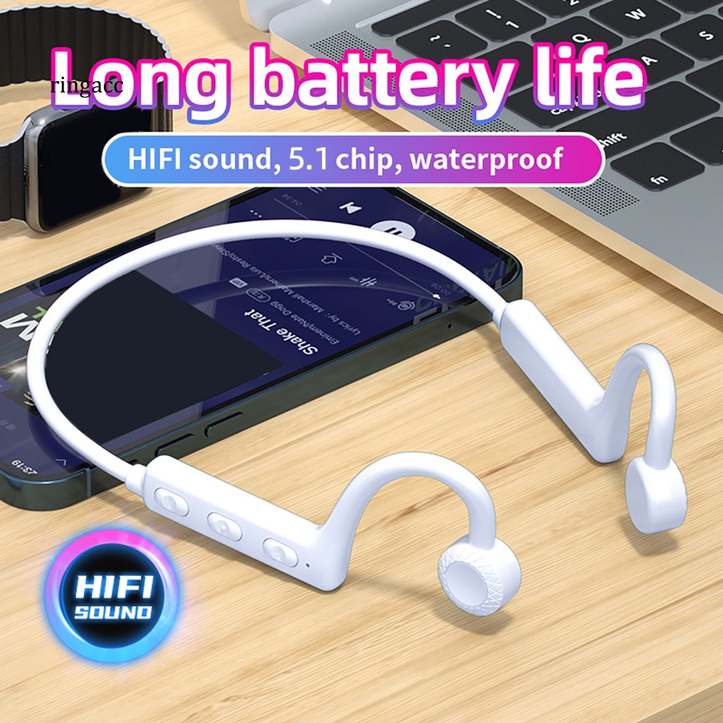 Tai Nghe Bluetooth RGA IPX5 Chống Thấm Nước Thoải Mái Khi Chạy Bộ