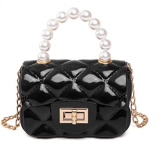 Túi Silicon Nhựa Quai Ngọc ❤️FREESHIP❤️Túi Đeo Chéo Nữ Nhỏ Xinh HQ177