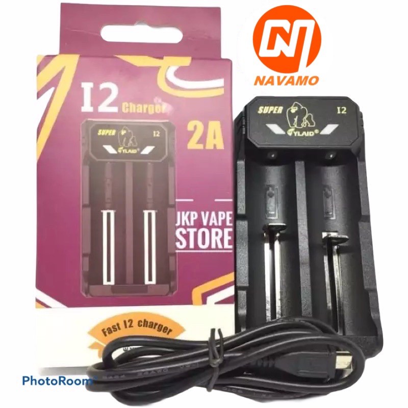 sạc pin 18650 Cylaid I2 chính hãng
