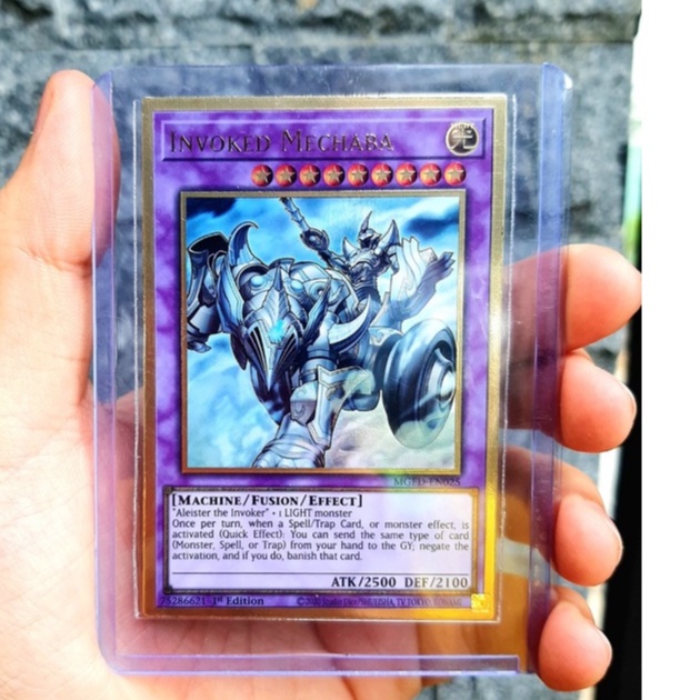 Thẻ Bài Yugioh Monster Invoked Mechaba - MGED-EN025 - Premium Gold Rare 1st Edition