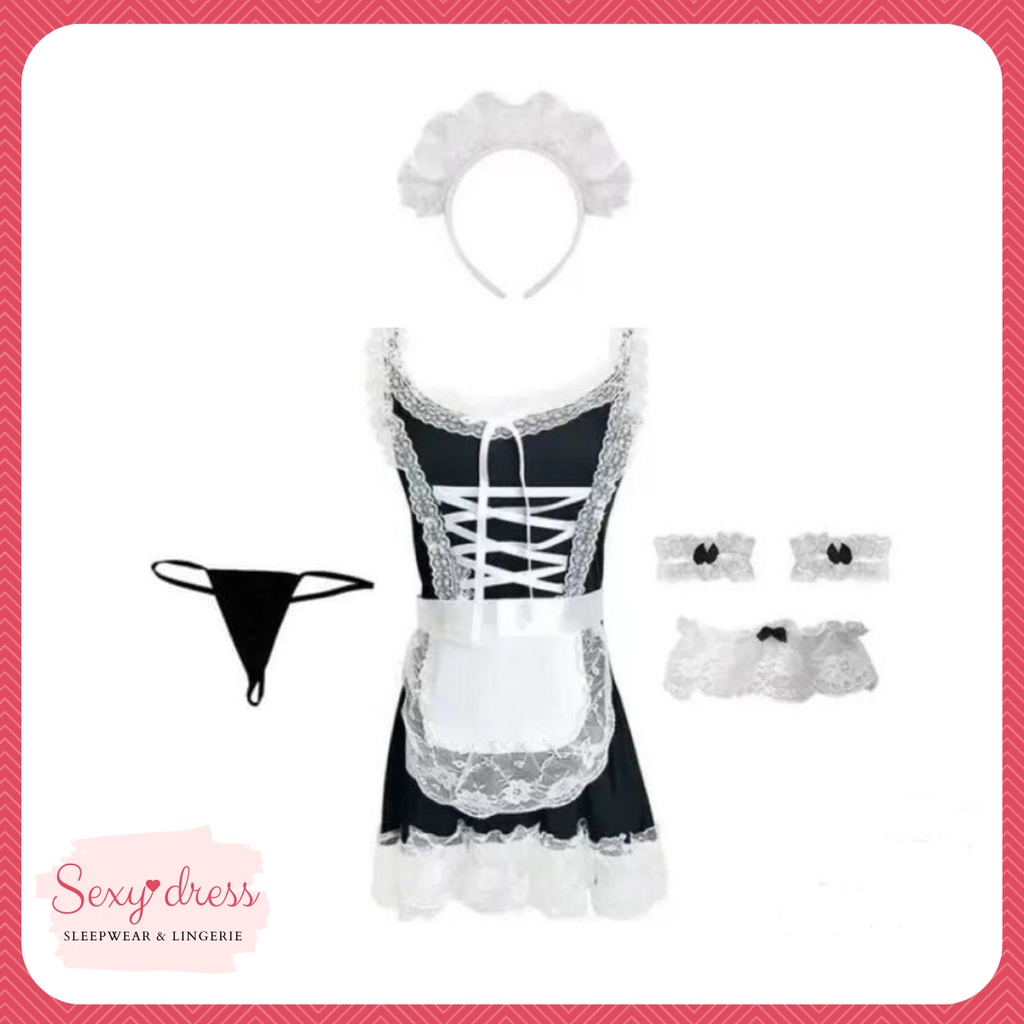 (Có sẵn) Cosplay sexy hầu gái xinh xắn , váy ngủ đồ ngủ anime 2 dây gợi cảm #cosplaysexy #haugai SX7 | BigBuy360 - bigbuy360.vn