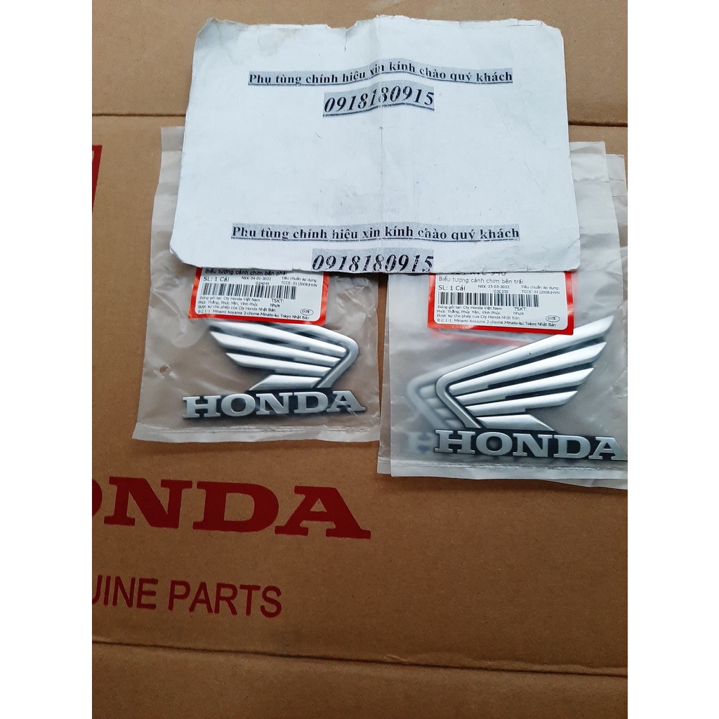 Biểu tượng cánh chim tem cánh chim nổi honda