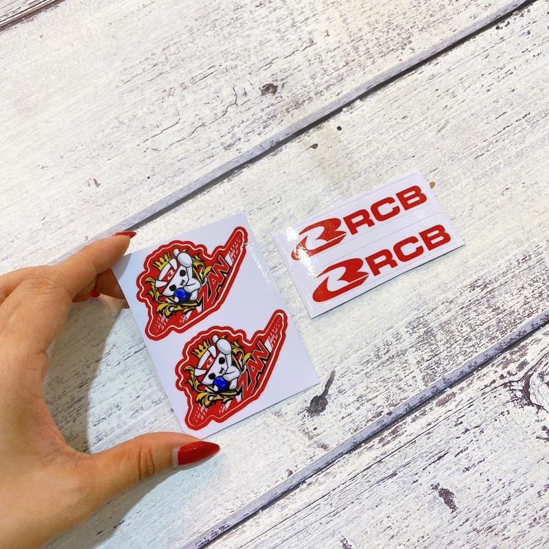 Decal tem dán trang trí xe máy tổng hợp mẫu Racing Boy RCB siêu ngầu, siêu chất