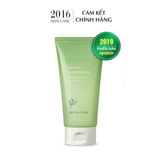 Sữa Rửa Mặt Trà Xanh Green Tea Cleansing Foam 150ml, Tặng mặt nạ dưỡng da - 2016 Skincare